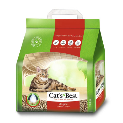 Наповнювач для туалету Cats Best Original Деревний грудкувальний 2.1 кг (5 л) (4002973000861/4002973302347)