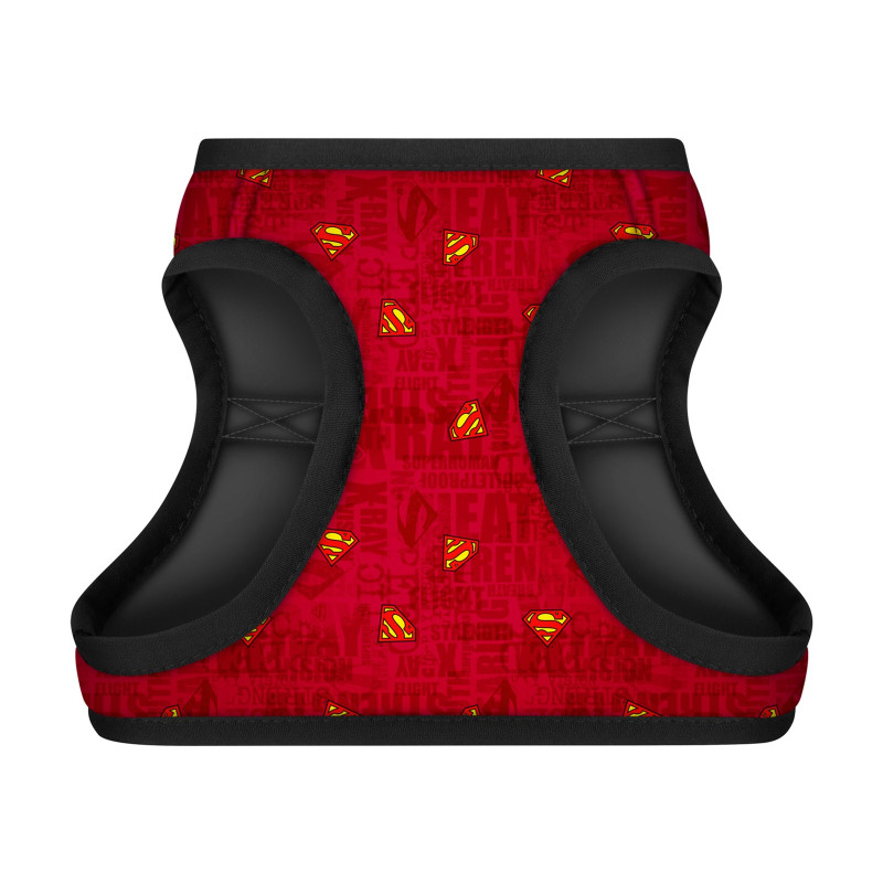 Шлея для собак WAUDOG Clothes з QR паспортом "Супермен червоний" XS1 (1001-4007)