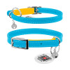 Нашийник для тварин WAUDOG Glamour Colors of freedom з QR паспортом для котів XXS Д 22-30 см (211-4020)
