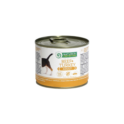 Консерви для собак Nature's Protection Adult Beef&Turkey 200 г (KIK24523)