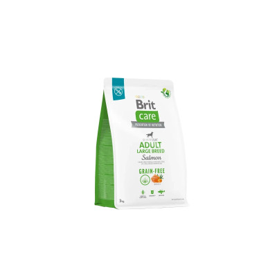 Сухий корм для собак Brit Care Dog Grain-free Adult Large Breed беззерновий з лососем 3 кг (8595602558902)