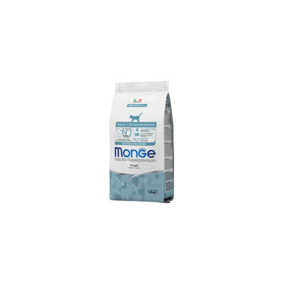 Сухий корм для кішок Monge Cat Monoprotein Kitten з фореллю 1.5 кг (8009470005500)