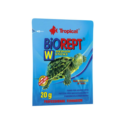Корм для черепах Tropical Biorept W для земноводних і водних черепах 67 мл/20 г (5900469113417)
