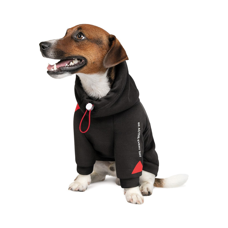 Худі для тварин Pet Fashion "Snoodie" S чорне (4823082423415)