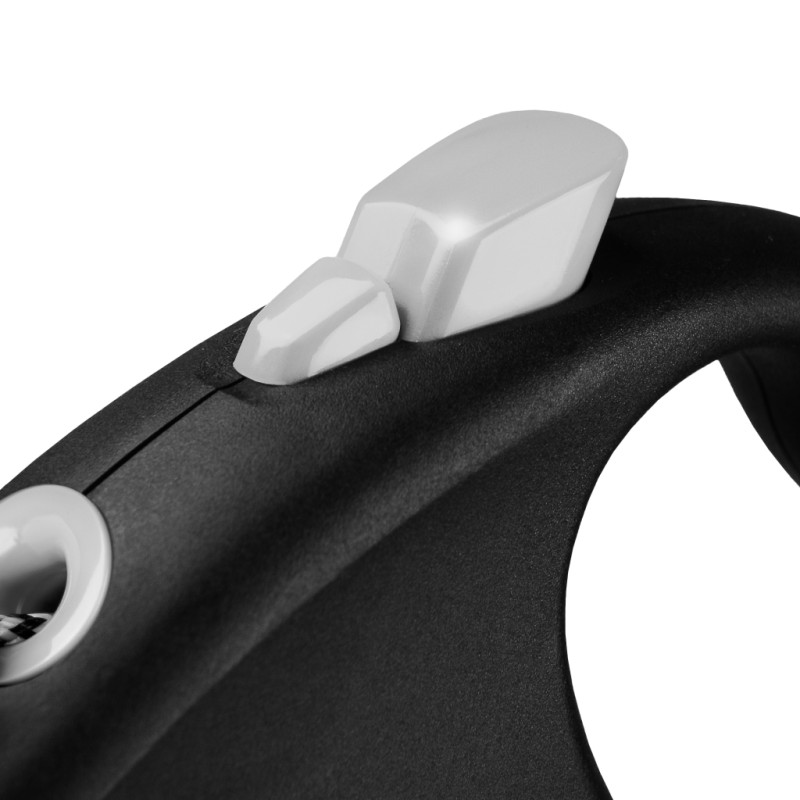Повідок для собак Flexi Black Design S трос 5 м (чорний) (4000498033302)