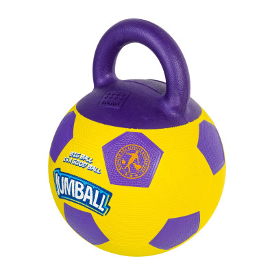 Іграшка для собак GiGwi Ball М'яч футбольний з ручкою 26 см (75366)