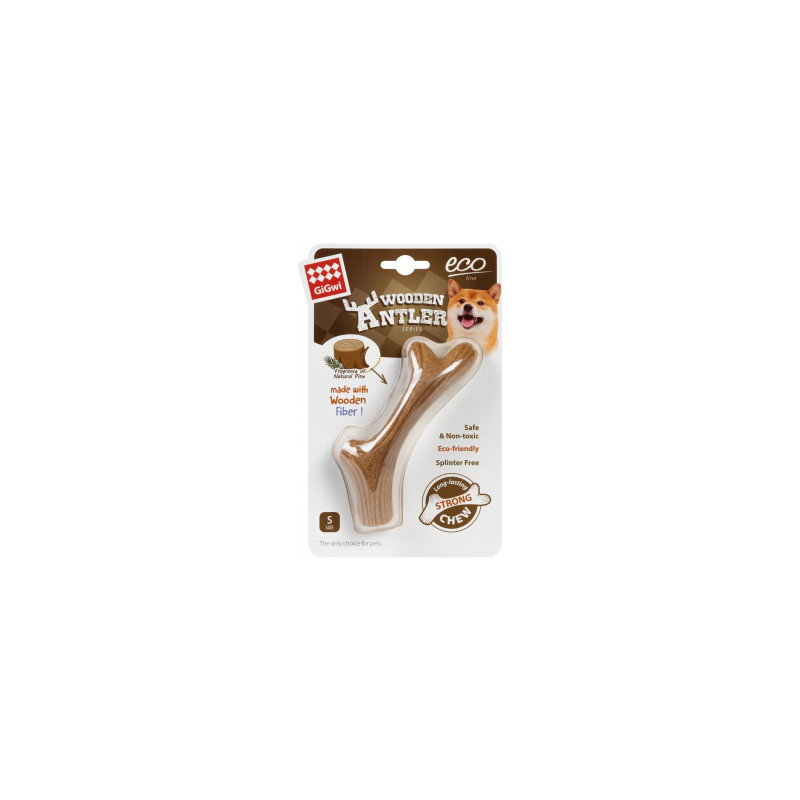 Іграшка для собак GiGwi Wooden Antler Ріг жувальний S (2340)