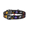 Нашийник для тварин WAUDOG Nylon з QR паспортом NASA металічна пряжка-фастекс XL (5123)