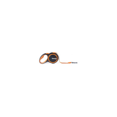 Повідок для собак AnimAll S до 15 кг 3 м (жовтогарячо-чорний) (2000981099176)