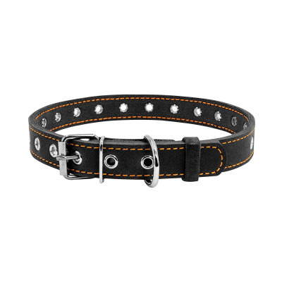 Нашийник для тварин Collar безрозмірний 20 мм 50 см (чорний) (01511)