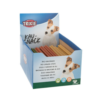 Ласощі для собак Trixie Rice chewing stick рисові палички 40 шт (4011905315140)