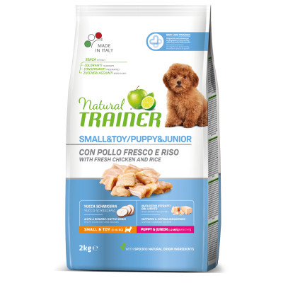 Сухий корм для собак Trainer Natural Super Premium Puppy&Junior Mini 2 кг (8015699006518)