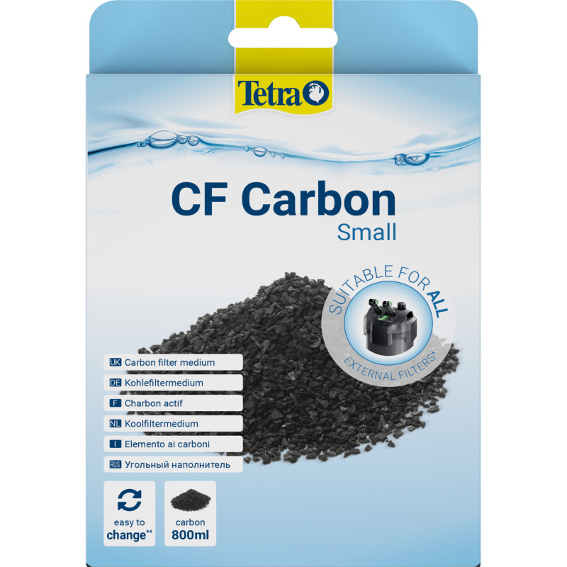 Наповнювач для акваріумного фільтра Tetra «Carbon» активоване вугілля 800 мл (4004218145603)