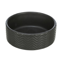 Посуд для собак Trixie Миска керамічна 900 мл/16 см (чорна) (4047974250211)