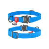 Нашийник для тварин WAUDOG Waterproof з QR паспортом M Ш 20 мм Д 24-40 см(блакитний) (27932)