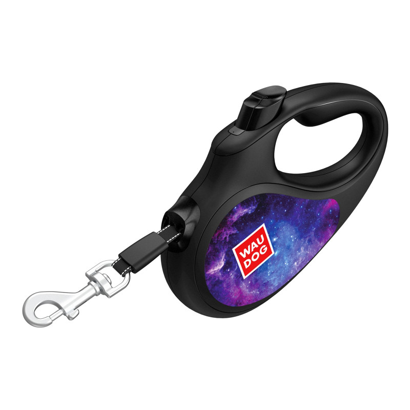 Повідок для собак WAUDOG R-leash NASA21 світловідбиваюча стрічка M 5 м (8125-0148-01)