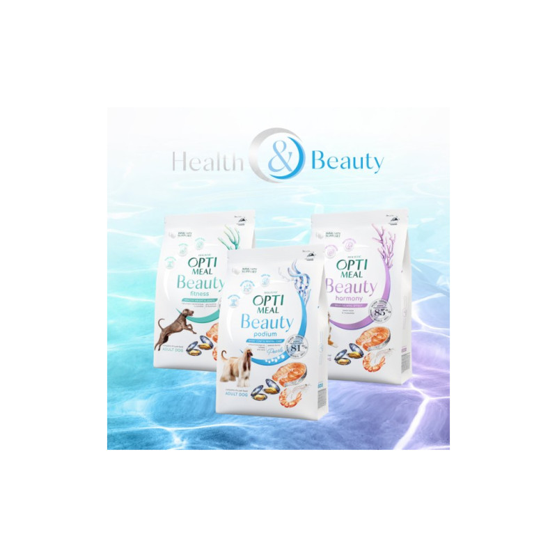 Сухий корм для собак Optimeal Beauty Podium беззерновий на основі морепродуктів 1.5 кг (4820215366830)
