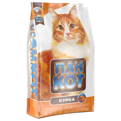 Сухий корм для кішок Пан Кот Курка 400 г (4820111140381)