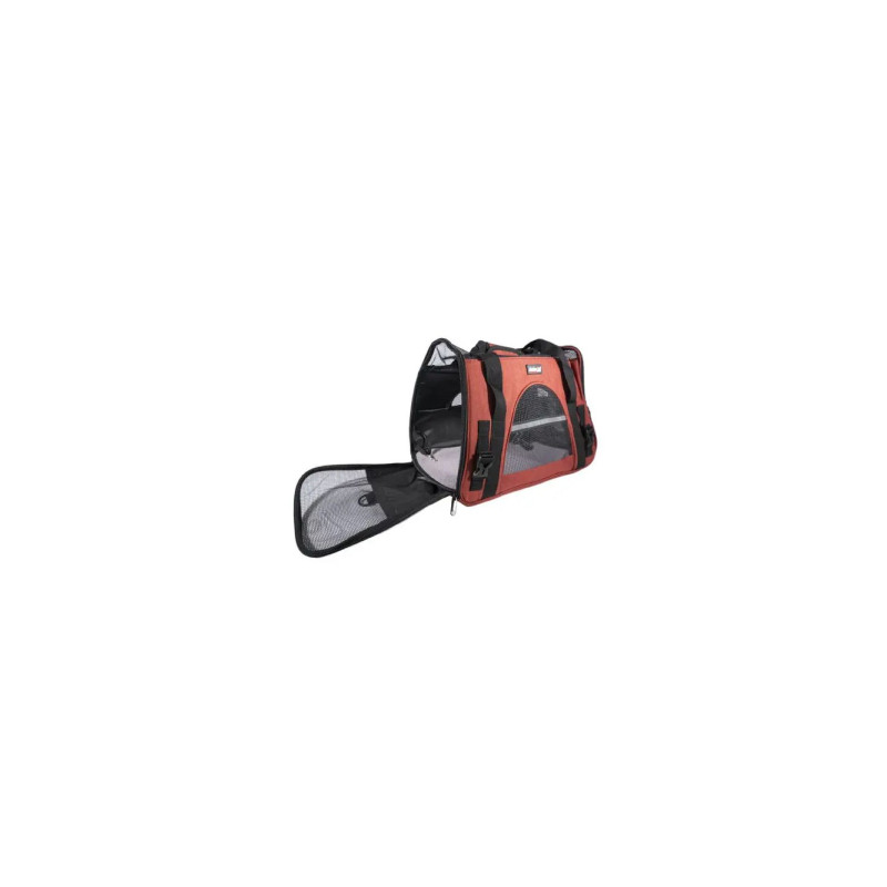 Переноска для тварин AnimAll HJ-8003 м'яка 48х25х33 см бордова (2000981206246)