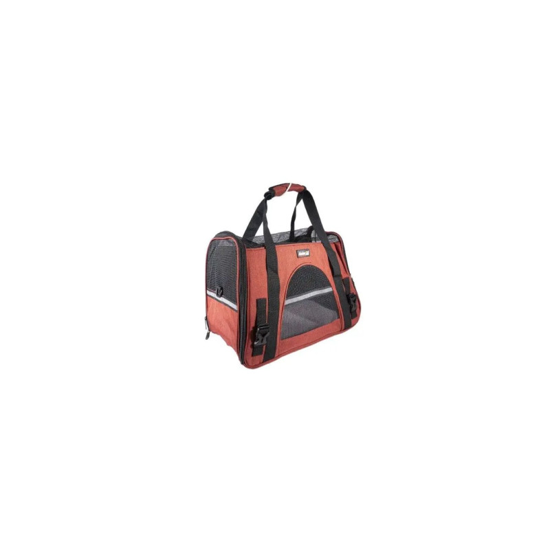 Переноска для тварин AnimAll HJ-8003 м'яка 48х25х33 см бордова (2000981206246)