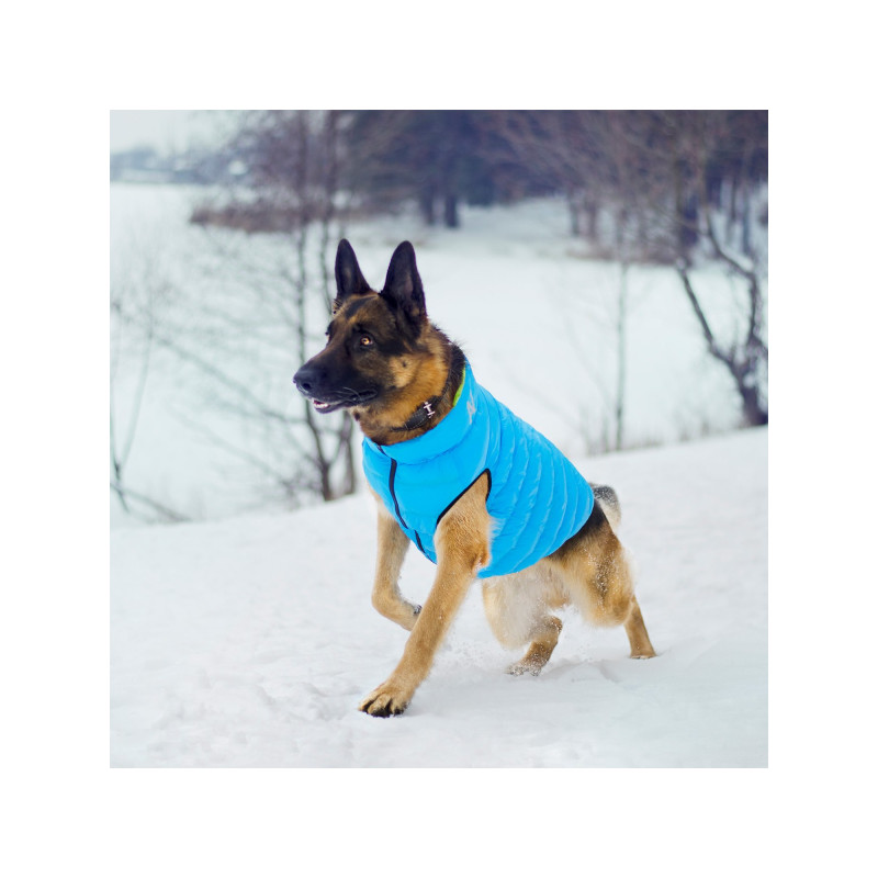 Курточка для тварин Airy Vest двостороння XS 30 салатово-блакитна (1592)