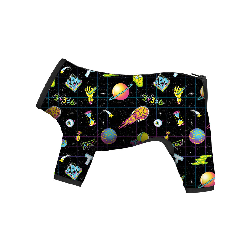 Дощовик для тварин Collar WAUDOG Clothes "Рік і Морті 2" XS22 В 30-34 см, З 19-21 см (5322-0281)