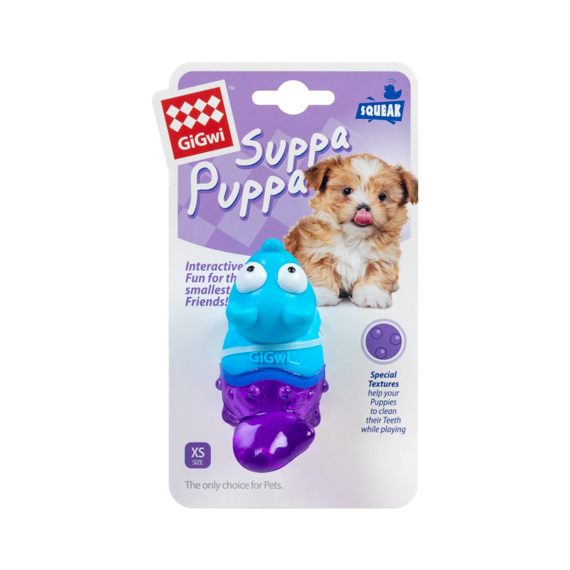 Іграшка для собак GiGwi Suppa Puppa Лисиця з пищалкою 9 см (75008)