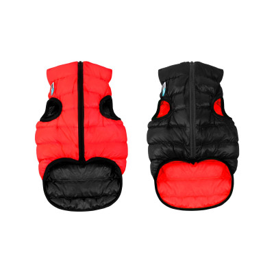 Курточка для тварин Airy Vest двостороння M 40 червоно-чорна (1828)
