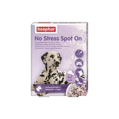 Краплі для тварин Beaphar No Stress Spot On dog Антистрес 3 піпетки (8711231139125)