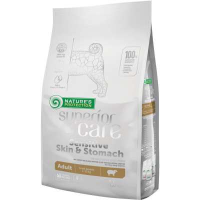 Сухий корм для собак Nature's Protection NP Superior Care Sensitive SkinStomach Adult Small Breeds 1. (NPSC45794)