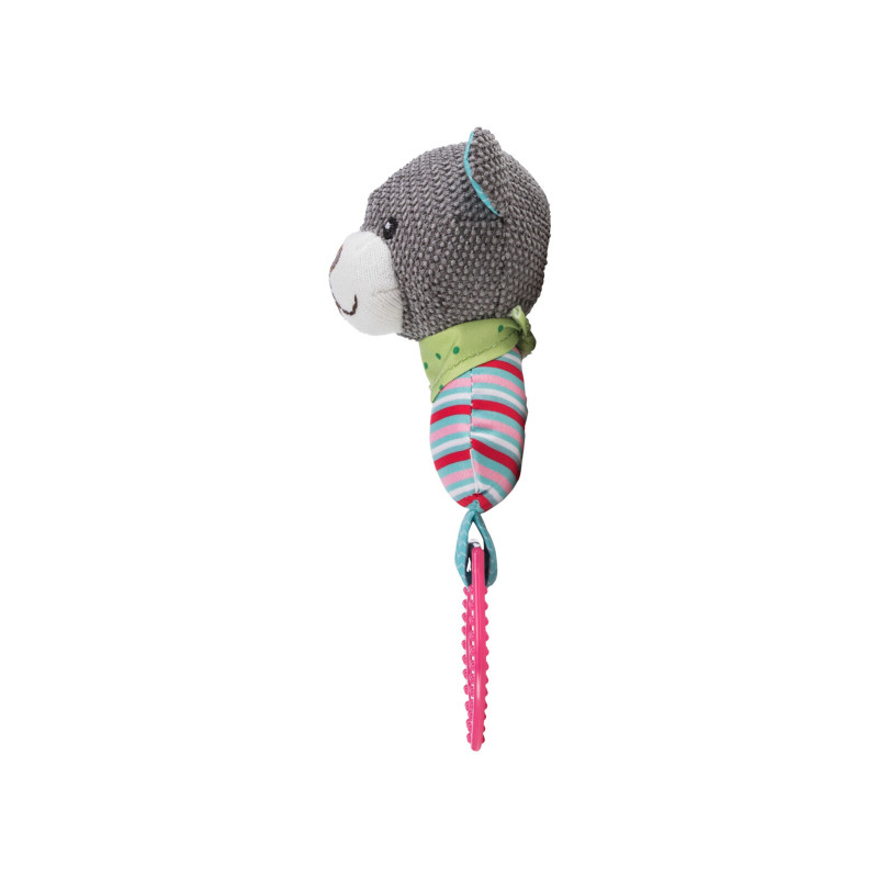 Іграшка для собак Trixie «Junior» Ведмедик з кільцем 23 см (4011905361772)