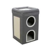 Дряпка (кігтеточка) для котів Trixie Saul Башта 39х39х64 см сіра (4011905444338)