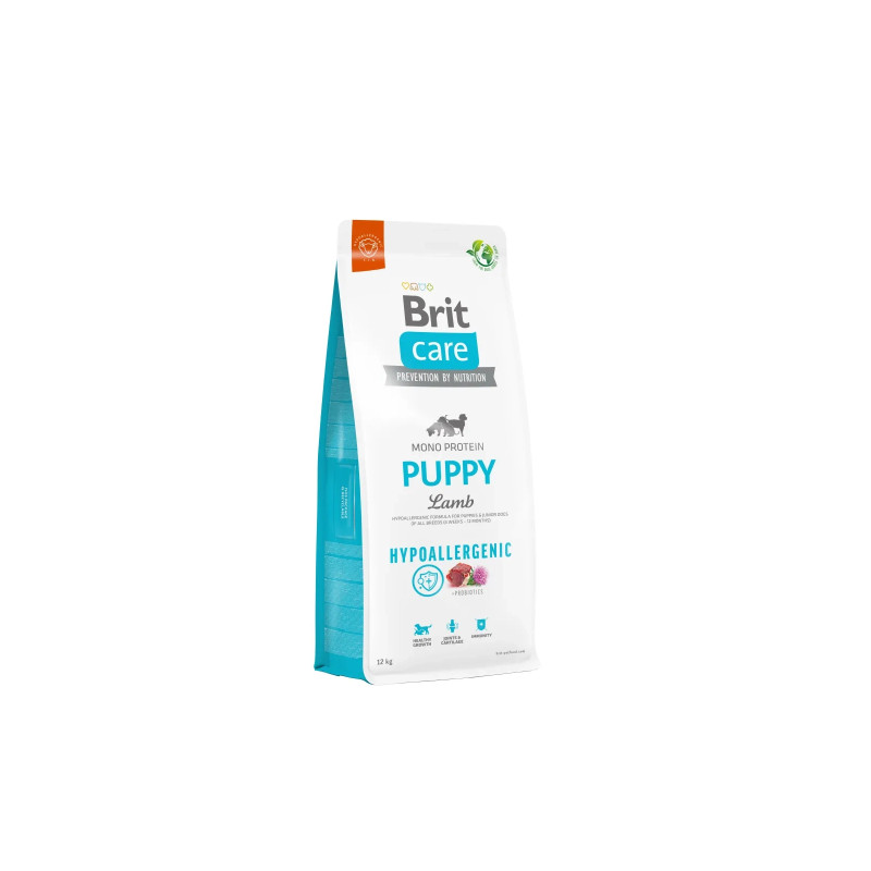 Сухий корм для собак Brit Care Dog Hypoallergenic Puppy гіпоалергенний з ягням 12 кг (8595602558957)
