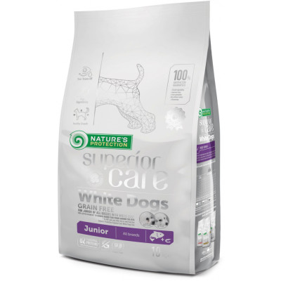 Сухий корм для собак Nature's Protection NP Superior Care White Dogs Grain Free Junior All Breeds 10k (NPSC45672)