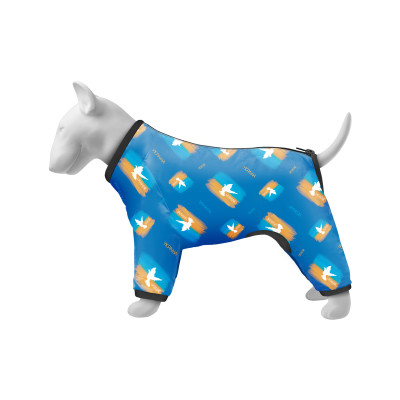 Дощовик для тварин Collar WAUDOG Clothes Прапор S30 В 57-59 см, С 44-46 см (5331-0229)