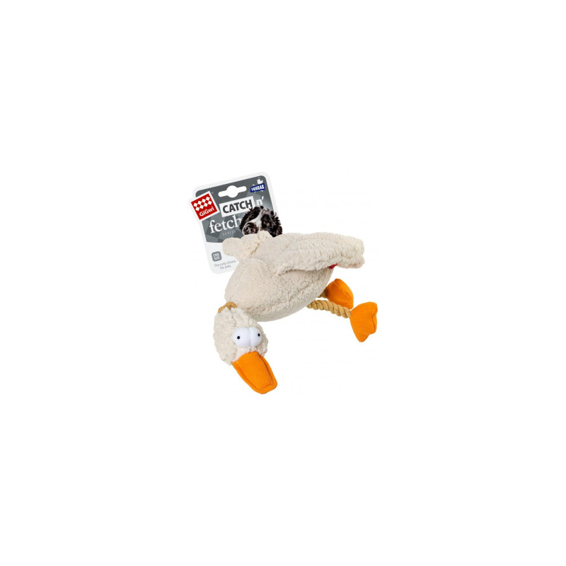Іграшка для собак GiGwi Catch&fetch Качка з пискавкою 36 см (75037)