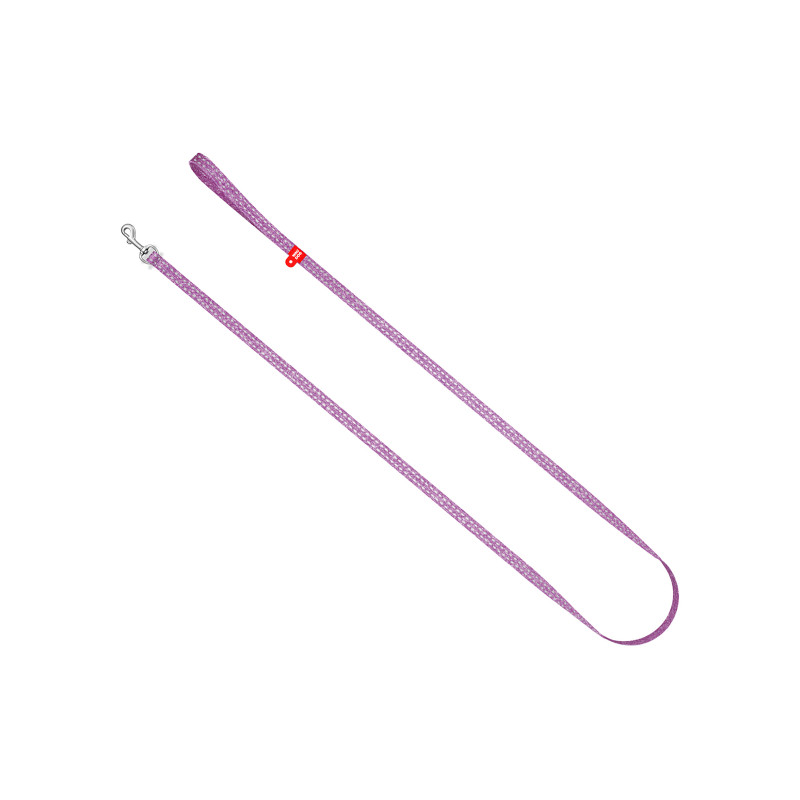 Повідок для котів WAUDOG Re-cotton світловідбивний XS 200х1 см фіолетовий (16449)