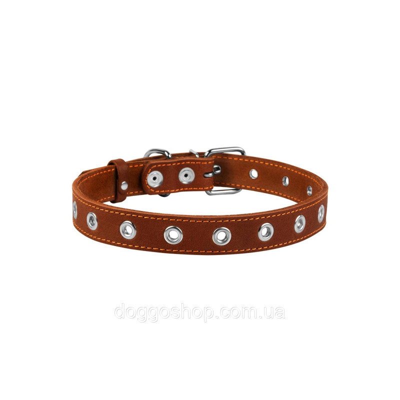 Нашийник для тварин Collar безрозмірний 25 мм 60 см (коричневий) (02446)