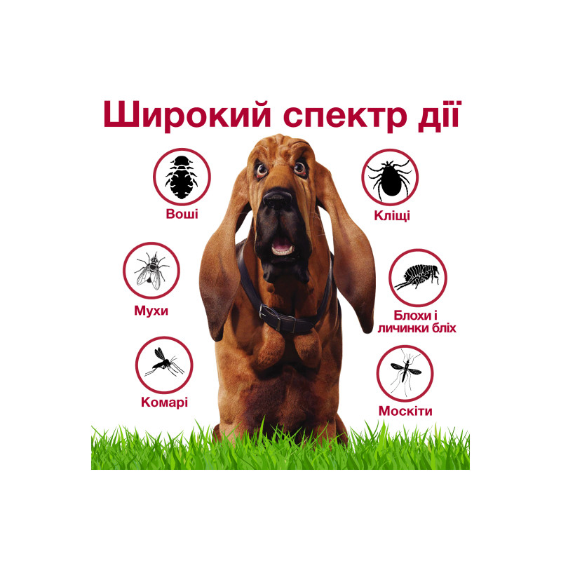 Краплі для тварин Bayer Адвантікс від заражень екто паразитами для собак 10-25 кг 4/2.5 мл (4007221047247)