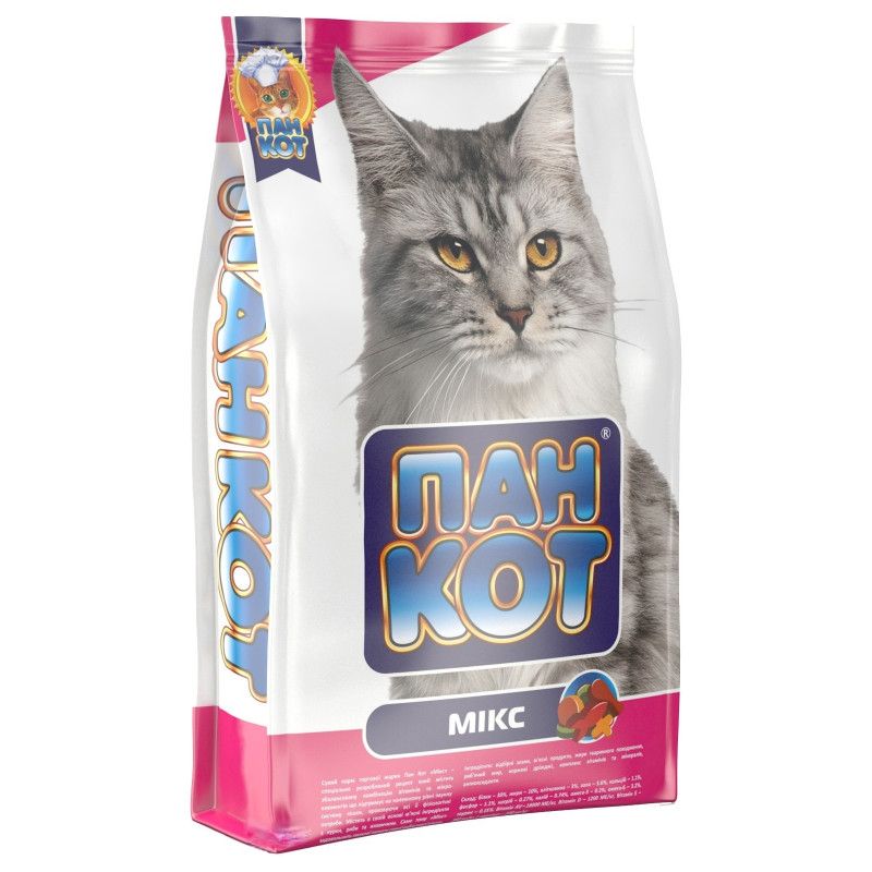 Сухий корм для кішок Пан Кот Мікс 400 г (4820111140367)