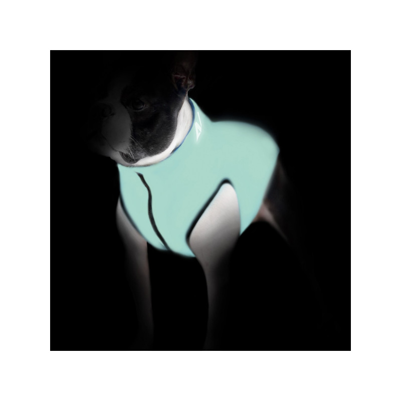 Курточка для тварин Airy Vest Lumi двостороння M 47 м'ятно-блакитна (2287)