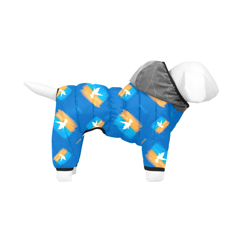 Комбінезон для тварин Collar WAUDOG Clothes Прапор M47 В 69-72 см, С 41-44 см (5447-0229)