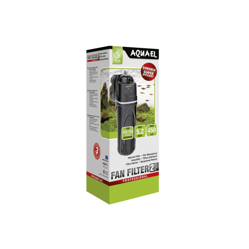 Фільтр для акваріума AquaEl Fan 2 Plus внутрішній до 150 л (5905546030700)