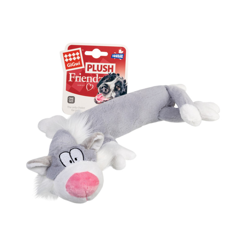 Іграшка для собак GiGwi Plush Кіт з пищалкою 63 см (75227)