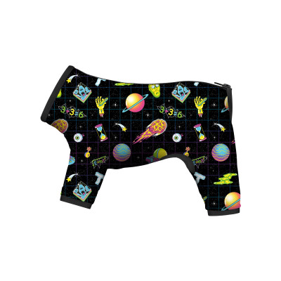 Дощовик для тварин Collar WAUDOG Clothes "Рік і Морті 2" XS25 У 36-38 см, З 26-28 см (5325-0281)