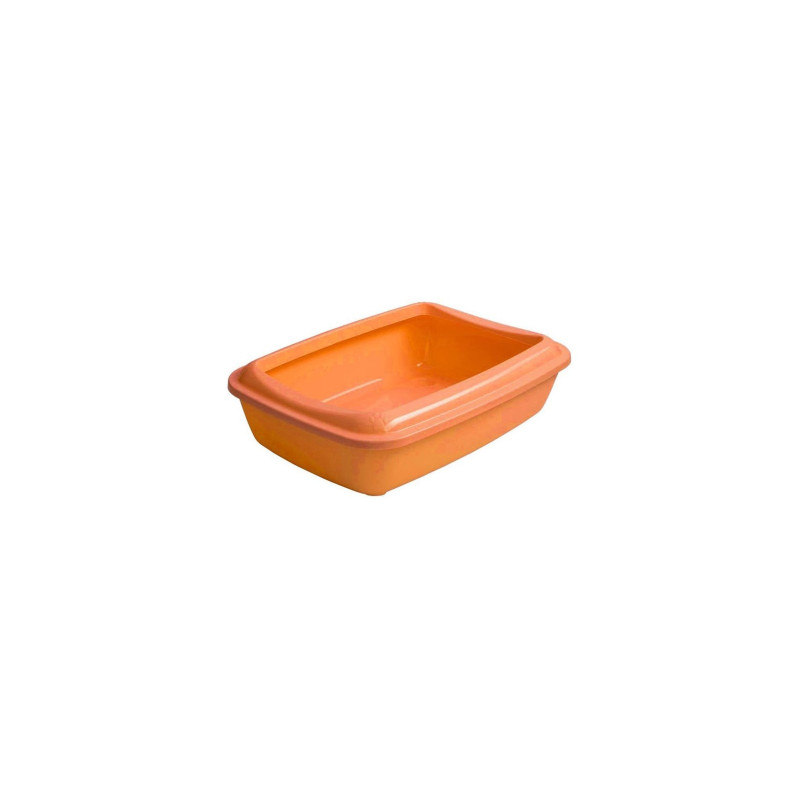 Туалет для котів AnimAll CNR-106 з лопаткою 50х37х13.5 см помаранчевий (2000981204808)