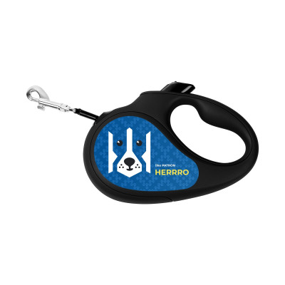 Повідок для собак WAUDOG R-leash Патрон світловідбиваюча стрічка L 5 м (383-4025)
