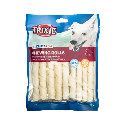 Ласощі для собак Trixie Denta Fun Жувальна паличка з качкою 270 г/15 шт (4011905313979)