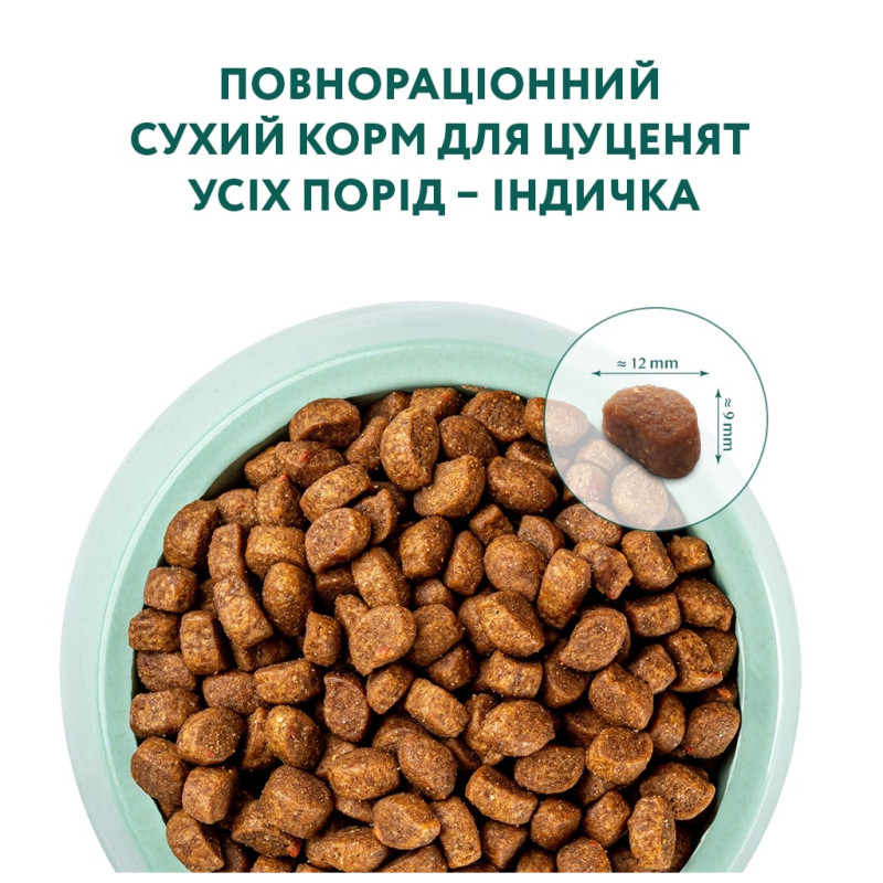 Сухий корм для собак Optimeal для цуценят всіх порід зі смаком індички 1.5 кг (4820215362351)