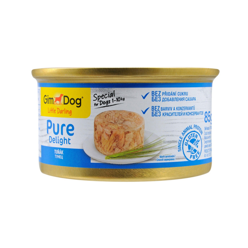 Консерви для собак GimDog LD Pure Delight з тунцем 85 г (4002064513010)